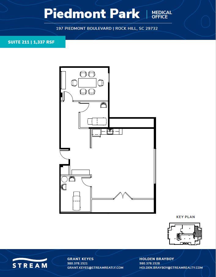 197 Piedmont Blvd, Rock Hill, SC à louer Plan d’étage- Image 1 de 1