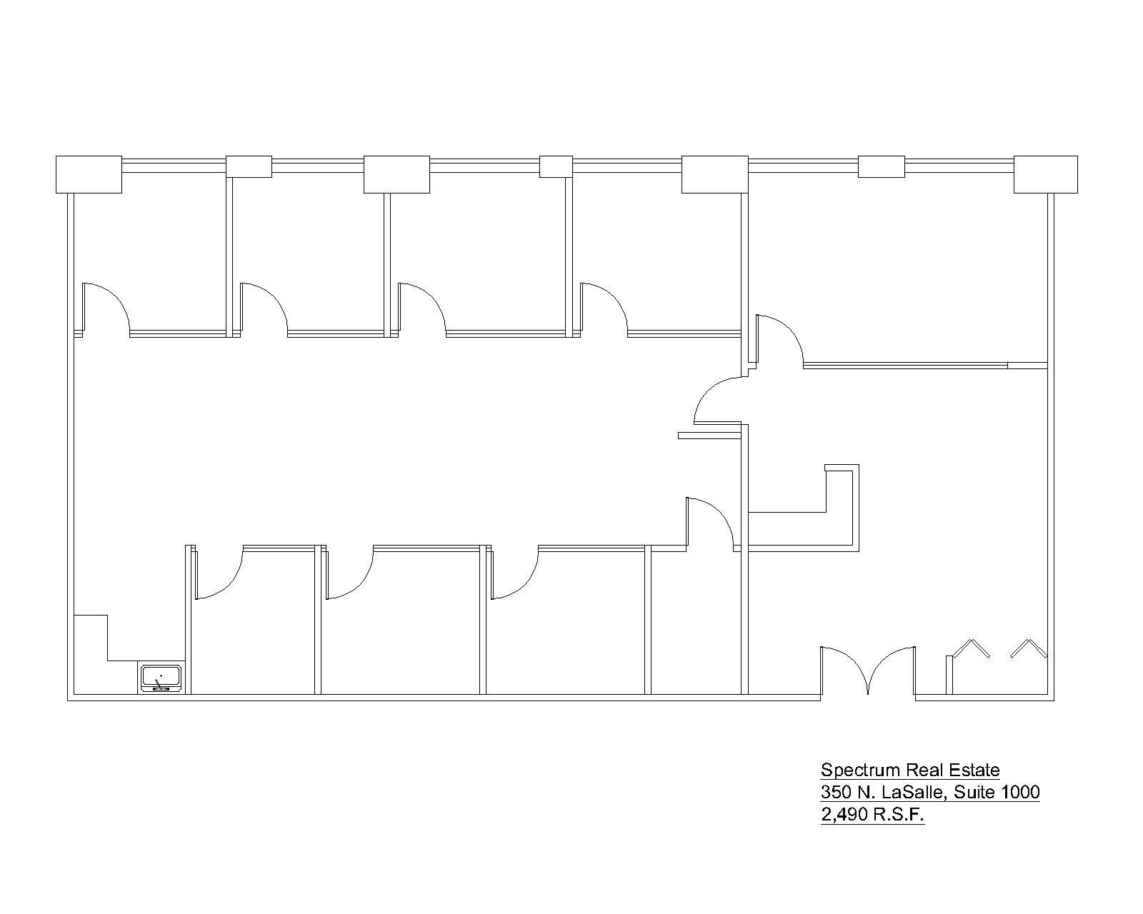 350 N LaSalle St, Chicago, IL à louer Plan d’étage- Image 1 de 1