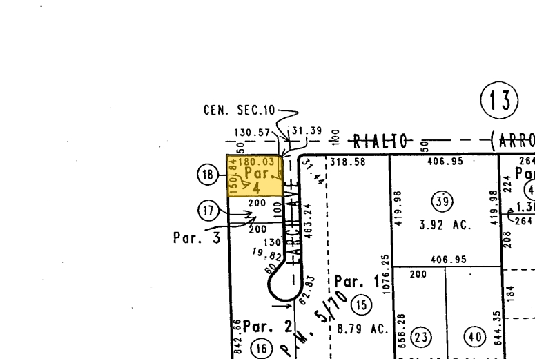 1111 W Rialto Ave, Rialto, CA à louer - Plan cadastral - Image 2 de 8