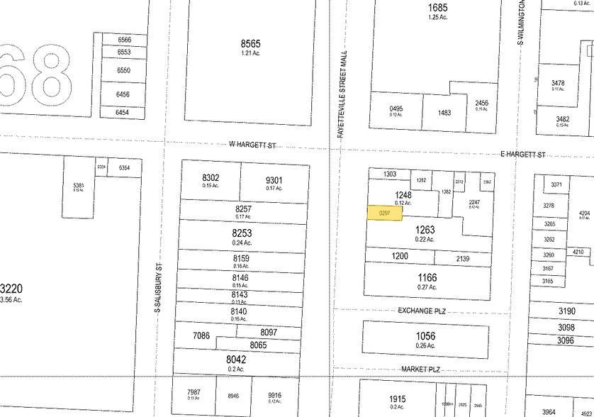 207 Fayetteville St, Raleigh, NC à louer - Plan cadastral - Image 2 de 20