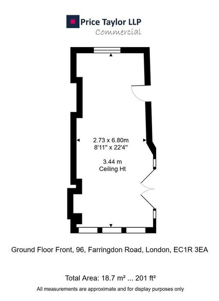 96 Farringdon Rd, Londres à louer - Plan d’étage - Image 2 de 5