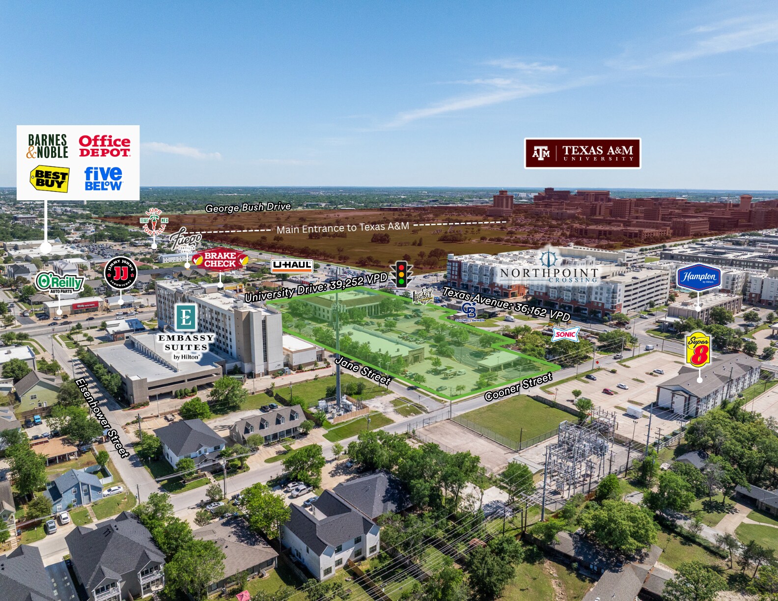 111 University Dr E, College Station, TX à vendre Photo du bâtiment- Image 1 de 17