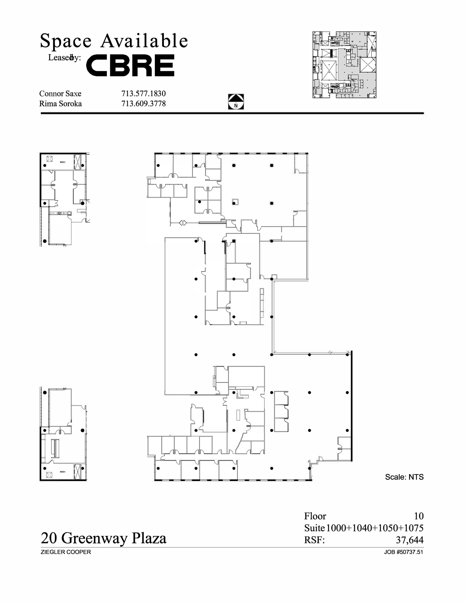 20 Greenway Plz, Houston, TX for lease Site Plan- Image 1 of 1