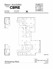 20 Greenway Plz, Houston, TX for lease Site Plan- Image 1 of 1