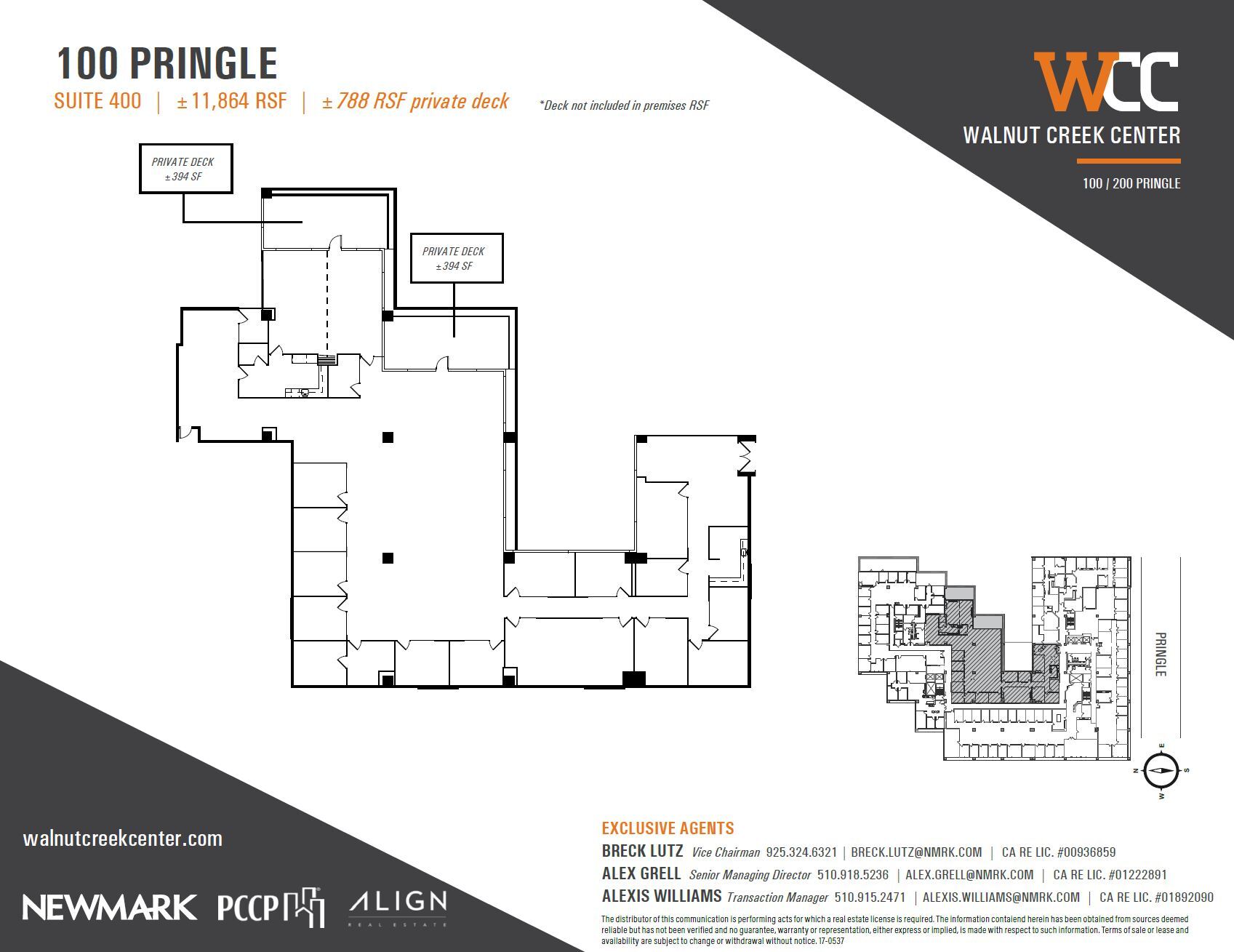 100 Pringle Ave, Walnut Creek, CA for lease Floor Plan- Image 1 of 1