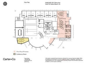 120 S Sierra Ave, Solana Beach, CA à louer Plan d’étage- Image 1 de 7