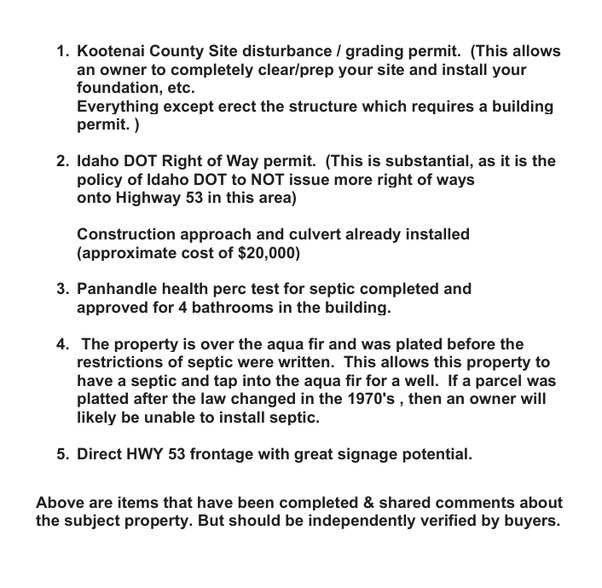 NKA Highway 53 NKA West Highway 53 Hwy, Rathdrum, ID à vendre - Photo principale - Image 2 de 6