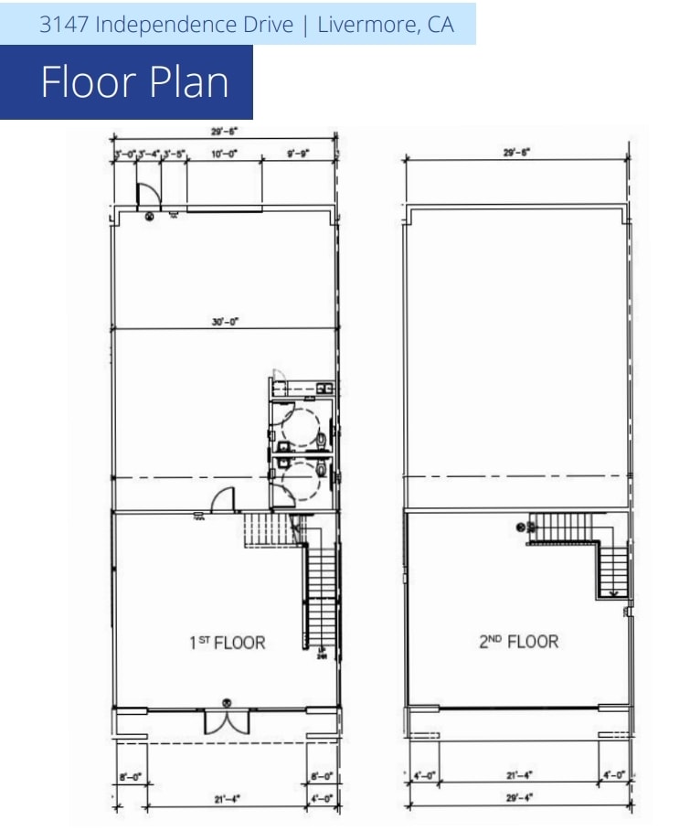3141-3159 Independence Dr, Livermore, CA à louer Plan d’étage- Image 1 de 1