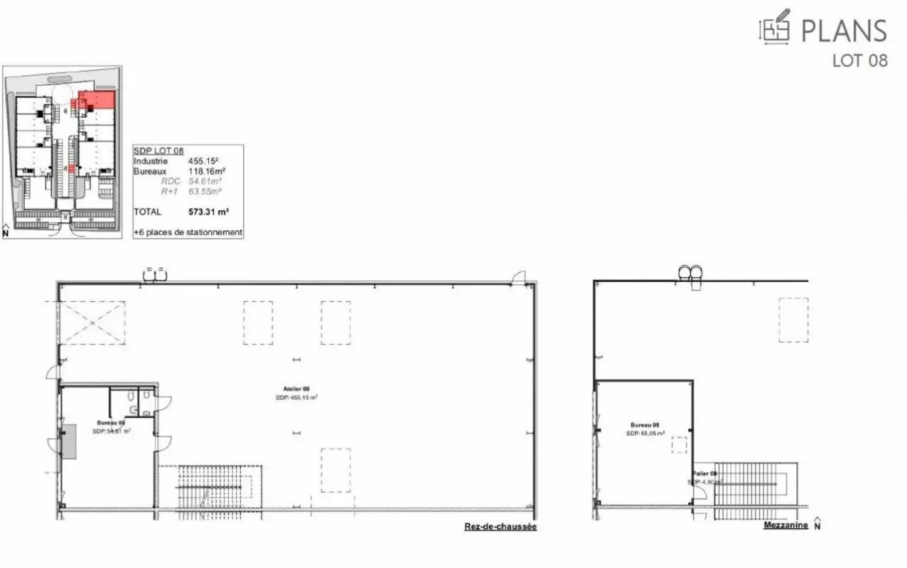 Flex dans Heyrieux à louer Plan d’étage- Image 1 de 11