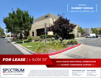 Plus de détails pour 26465 Summit Cir, Santa Clarita, CA - Industriel à louer