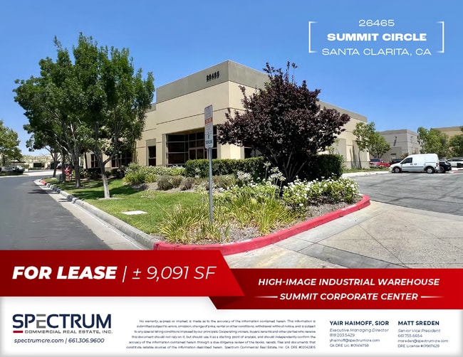 More details for 26465 Summit Cir, Santa Clarita, CA - Industrial for Lease