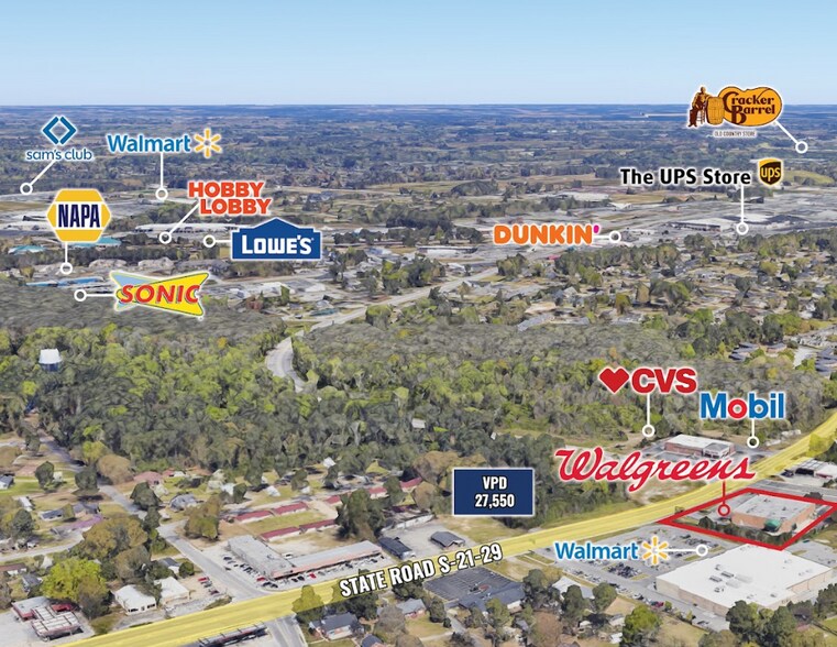 2498 2nd Loop Rd, Florence, SC à vendre - Aérien - Image 3 de 3