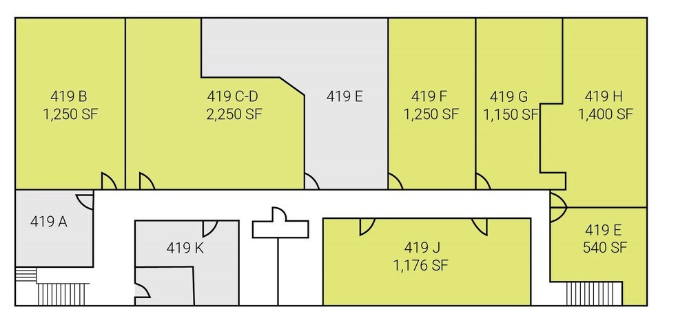 417-435 Ridge Rd, Munster, IN à louer - Photo du bâtiment - Image 2 de 9