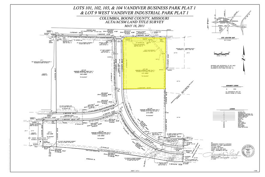 00000 Vandiver Dr, Columbia, MO for sale - Building Photo - Image 2 of 4