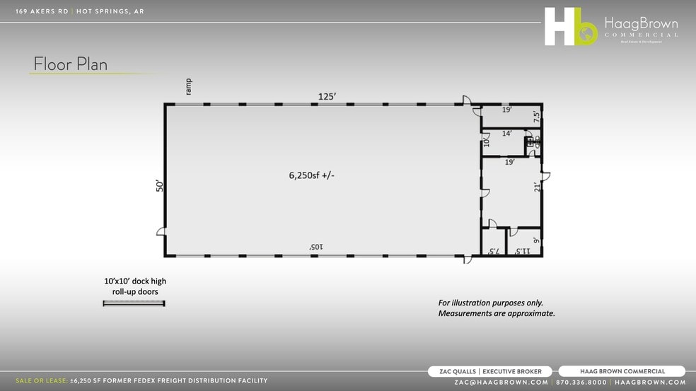 169 Akers Rd, Hot Springs, AR for lease - Floor Plan - Image 2 of 7
