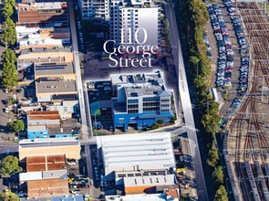 108-114 George St, Hornsby, NSW - Aerial map view - Image1