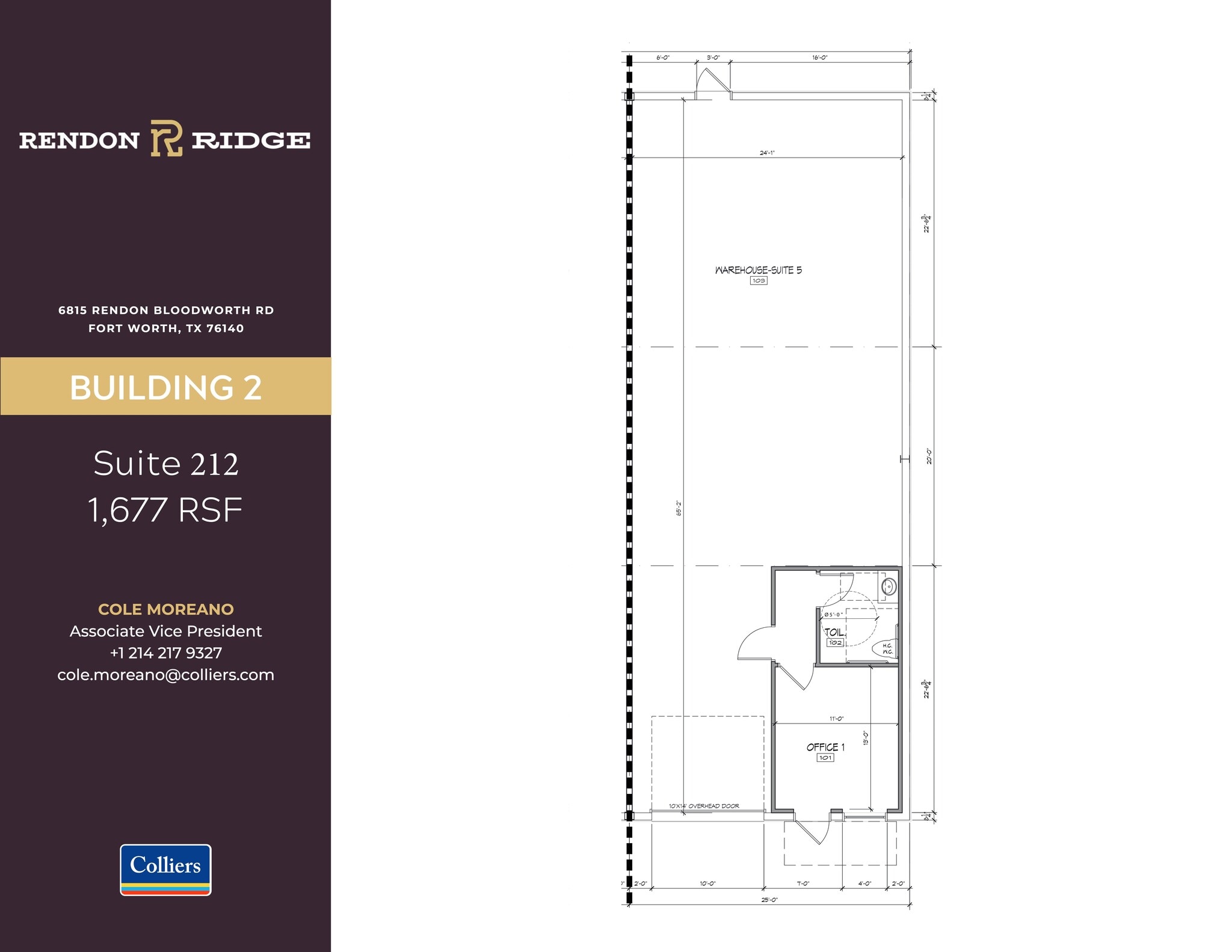 6815 Rendon Bloodworth Rd, Fort Worth, TX à louer Plan de site- Image 1 de 5