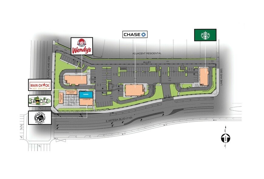625 E Artesia Blvd, Long Beach, CA for lease - Building Photo - Image 2 of 3
