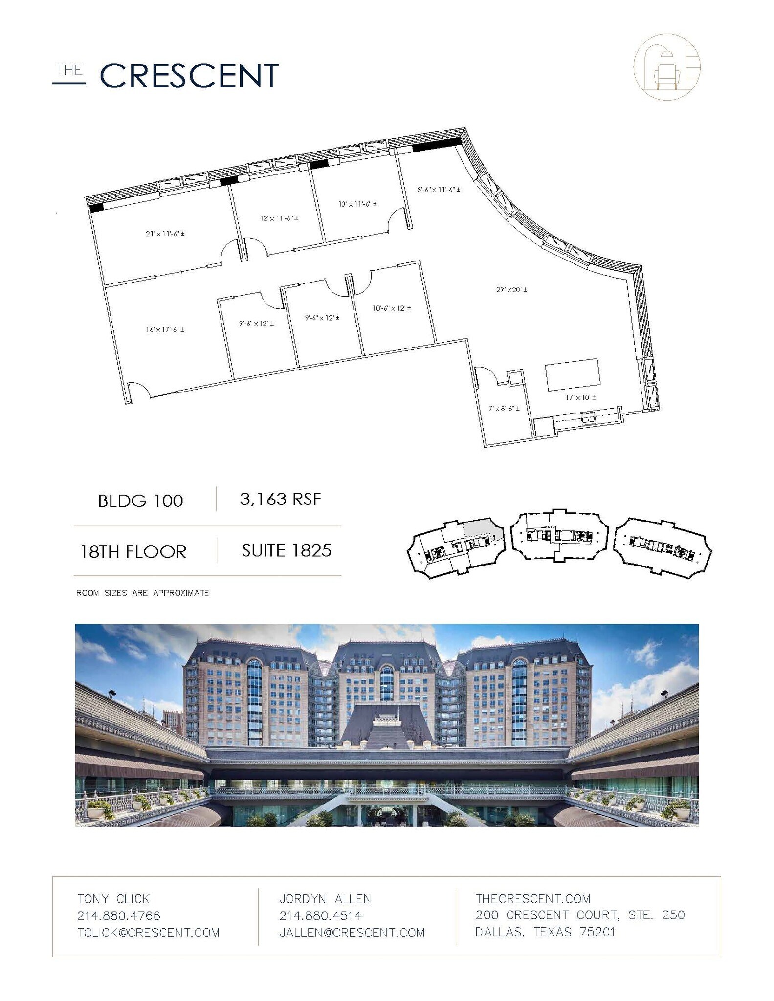 100 Crescent Ct, Dallas, TX for lease Floor Plan- Image 1 of 1