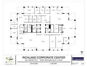 9001-9003 Airport Fwy, North Richland Hills, TX à louer Plan d’étage- Image 1 de 1