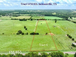 Plus de détails pour Tract 5 FM 855, Jacksonville, TX - Terrain à vendre