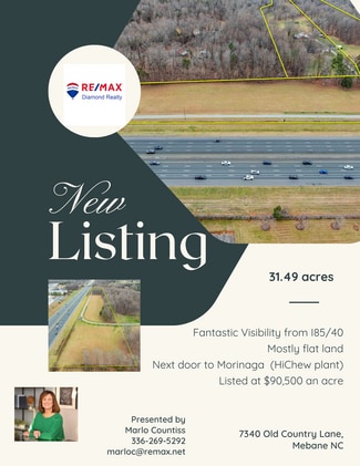 Plus de détails pour 7340 Old Country Ln, Mebane, NC - Terrain à vendre