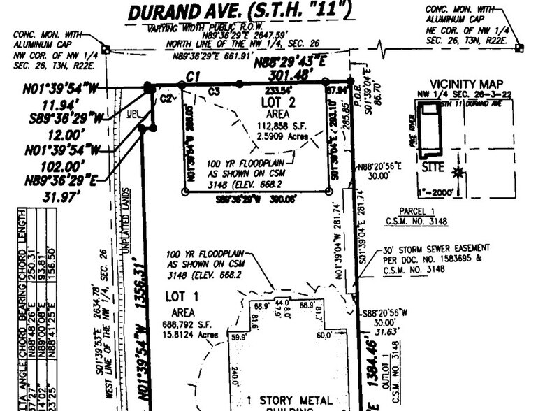 7505 Durand Ave, Mount Pleasant, WI à vendre - Photo du bâtiment - Image 2 de 4