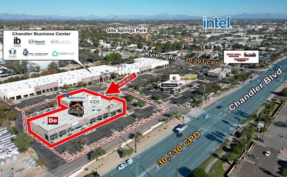 6170 W Chandler Blvd, Chandler, AZ à vendre - Aérien - Image 2 de 5