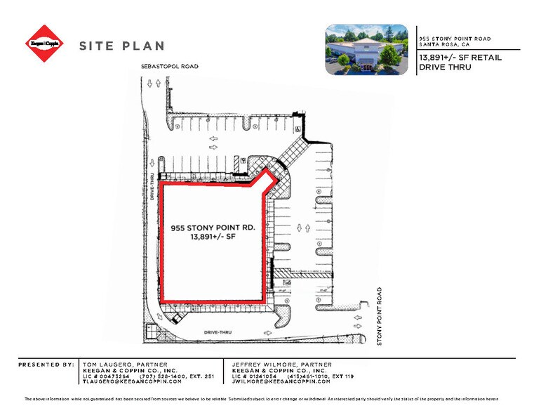 955 Stony Point Rd, Santa Rosa, CA for sale - Site Plan - Image 2 of 6