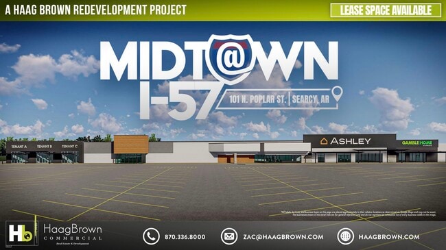 Plus de détails pour 101 N Poplar St, Searcy, AR - Commerce de détail à vendre