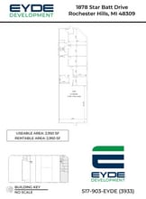 1860-1878 Star Batt Dr, Rochester Hills, MI for lease Floor Plan- Image 1 of 1
