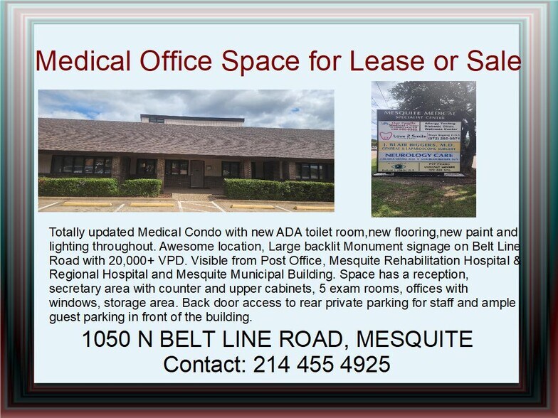 1050 N Belt Line Rd, Mesquite, TX à louer - Photo du bâtiment - Image 2 de 16
