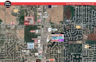 615 56th st, Kearney, NE - AÉRIEN  Vue de la carte - Image1