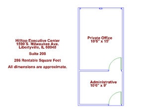 1580 S Milwaukee Ave, Libertyville, IL for lease Floor Plan- Image 1 of 1