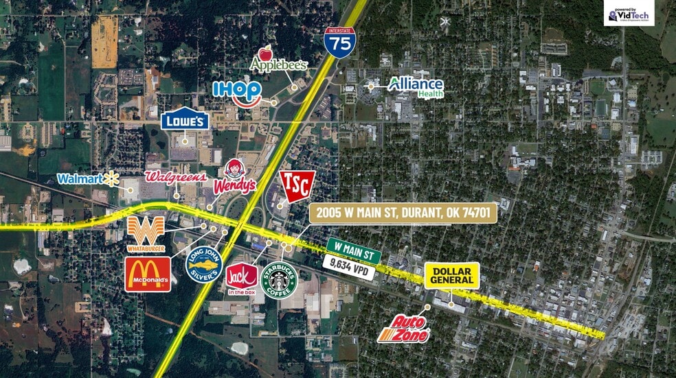 W Main st, Durant, OK à louer - Photo principale - Image 2 de 2