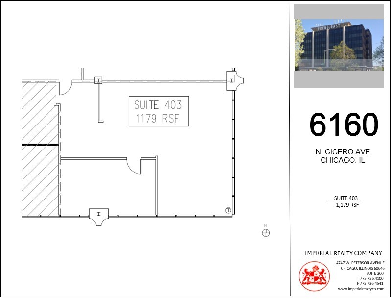 6160 N Cicero Ave, Chicago, IL à louer Plan d  tage- Image 1 de 4