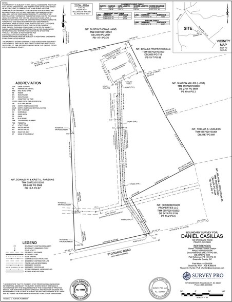 120 Stoddard rd, Pelzer, SC à vendre - Plan cadastral - Image 3 de 5