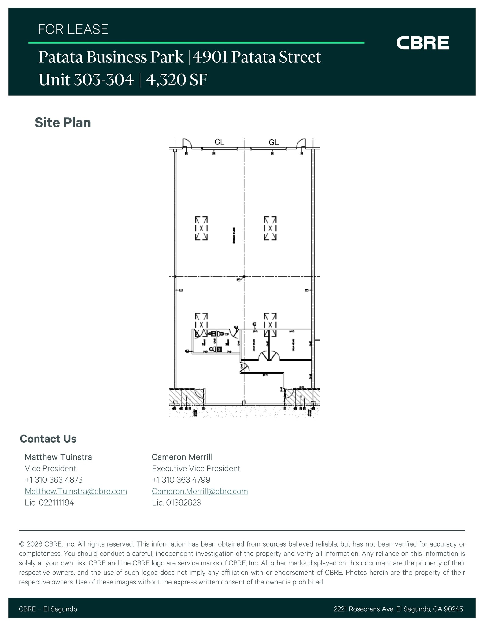 4901 Patata St, Cudahy, CA for lease Site Plan- Image 1 of 1