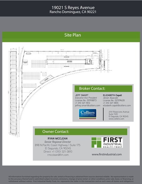 19021 S Reyes Ave, Compton, CA à louer - Plan de site - Image 2 de 2
