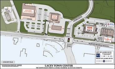 706 Us Highway 9, Lanoka Harbor, NJ à louer Plan de site- Image 1 de 1