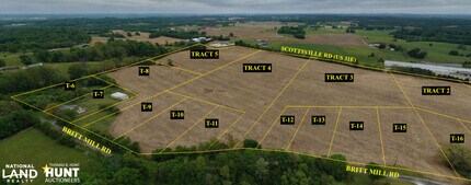 210 Britt Mill Rd, Glasgow, KY - Aérien Vue de la carte - Image1