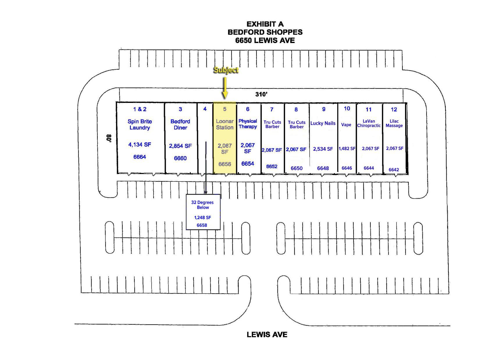 6650 Lewis Ave, Temperance, MI for lease Site Plan- Image 1 of 2