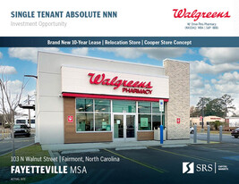 Walgreens - Fairmont, NC - NNN Property