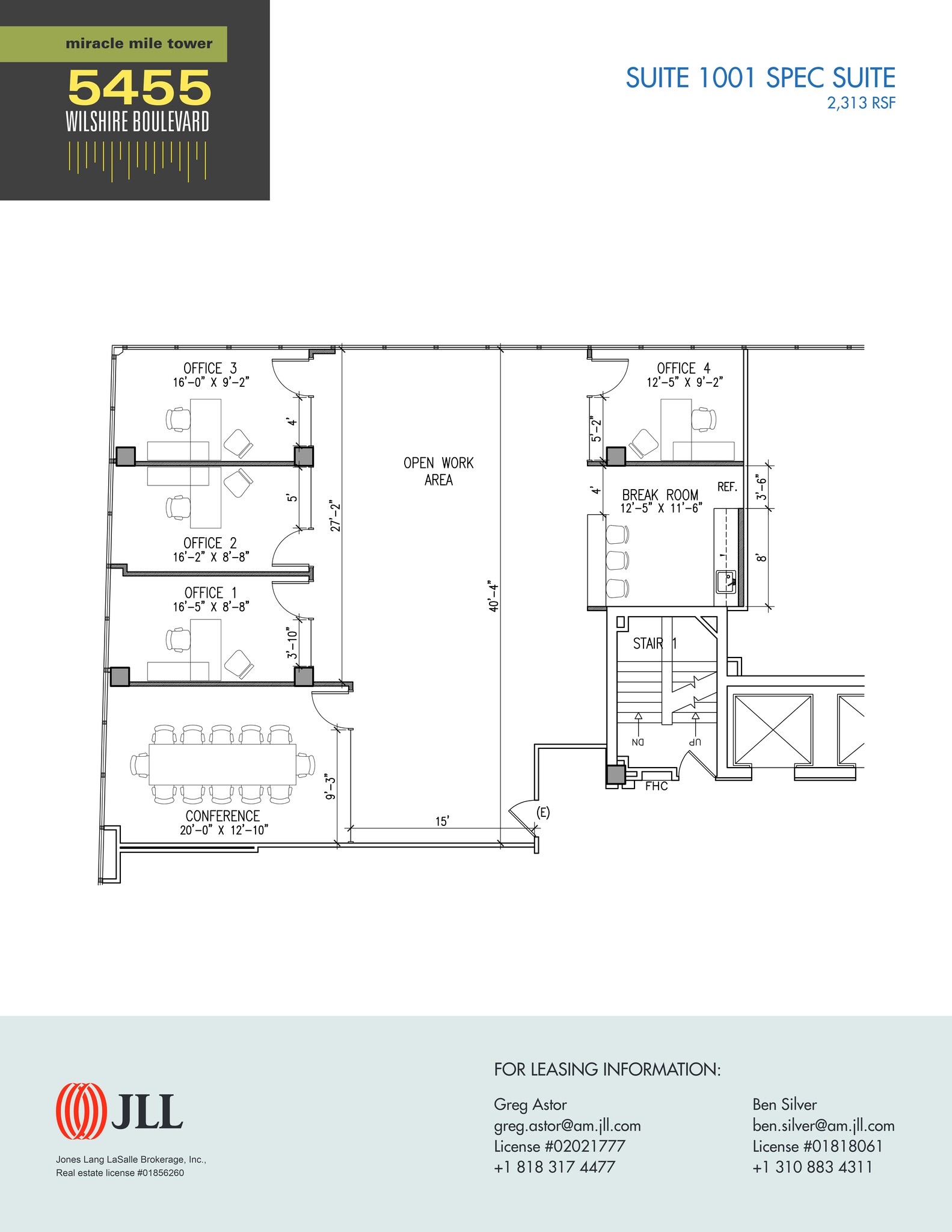 5455 Wilshire Blvd, Los Angeles, CA à louer Plan de site- Image 1 de 1