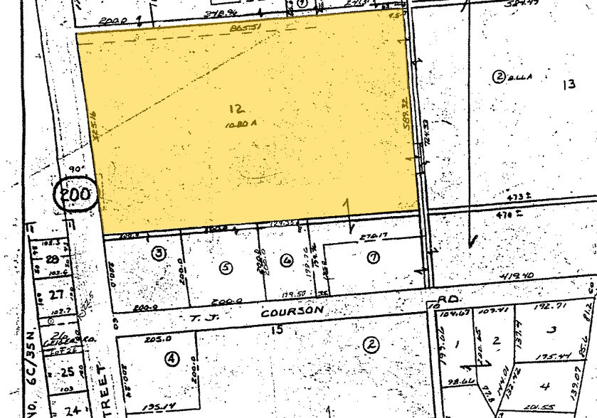 1702-1782 S 8th St, Fernandina Beach, FL à louer - Plan cadastral - Image 3 de 10