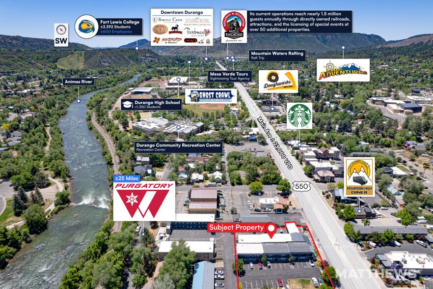 2930 Main Ave, Durango, CO à vendre - Photo du bâtiment - Image 3 de 3