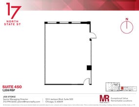 17 N State St, Chicago, IL for lease Floor Plan- Image 1 of 1