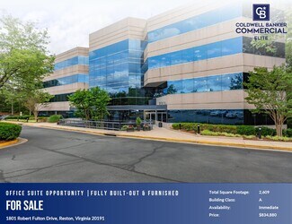 Plus de détails pour 1801 Robert Fulton Dr, Reston, VA - Bureau à vendre