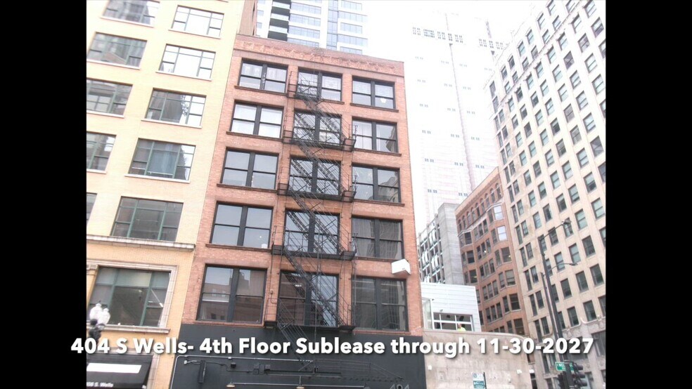 404 S Wells St, Chicago, IL à louer - Vidéo sur l’inscription commerciale - Image 2 de 10
