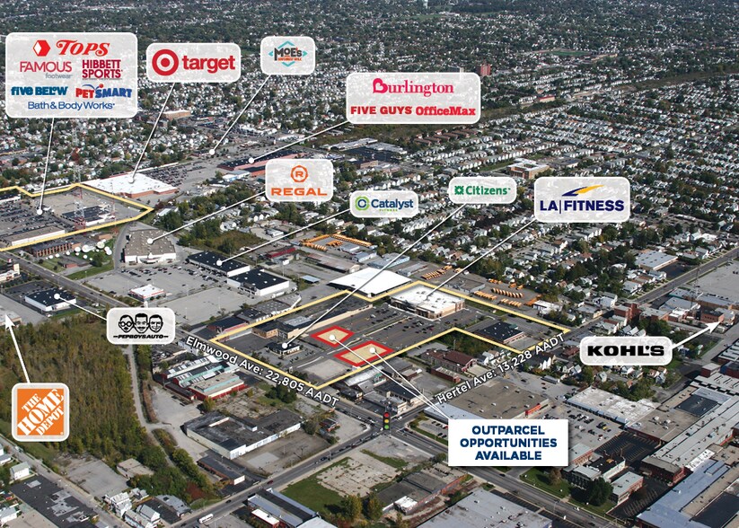 1893 Elmwood Ave, Buffalo, NY à louer - Aérien - Image 2 de 4